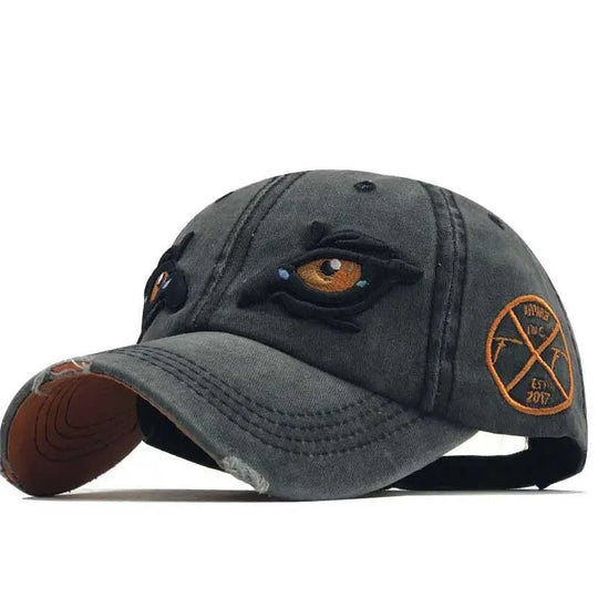Cross Border New Baseball Cap In Spring, Embroidered Cap In Eyes, Sun Proof Cap In Summer - Unique Unique Unique Cross Border New Baseball Cap In Spring, Embroidered Cap In Eyes, Sun Proof Cap In Summer