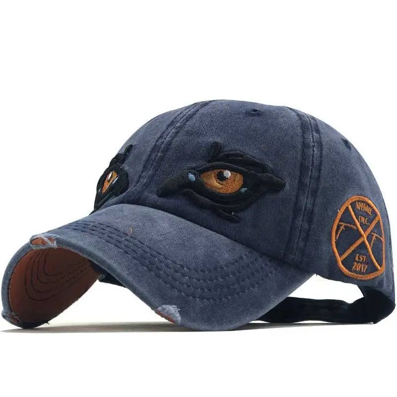 Cross Border New Baseball Cap In Spring, Embroidered Cap In Eyes, Sun Proof Cap In Summer - Unique Unique Unique Cross Border New Baseball Cap In Spring, Embroidered Cap In Eyes, Sun Proof Cap In Summer