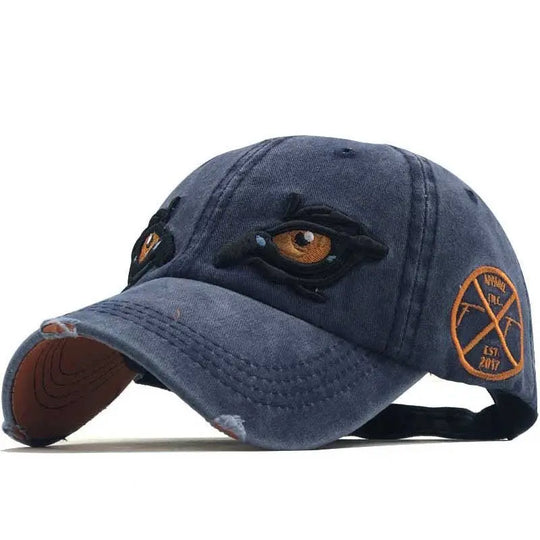 Cross Border New Baseball Cap In Spring, Embroidered Cap In Eyes, Sun Proof Cap In Summer - Unique Unique Unique Cross Border New Baseball Cap In Spring, Embroidered Cap In Eyes, Sun Proof Cap In Summer