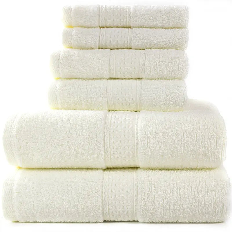 Cotton absorbent towel set of 3 pieces and 6 pieces - Unique Unique Unique Cotton absorbent towel set of 3 pieces and 6 pieces