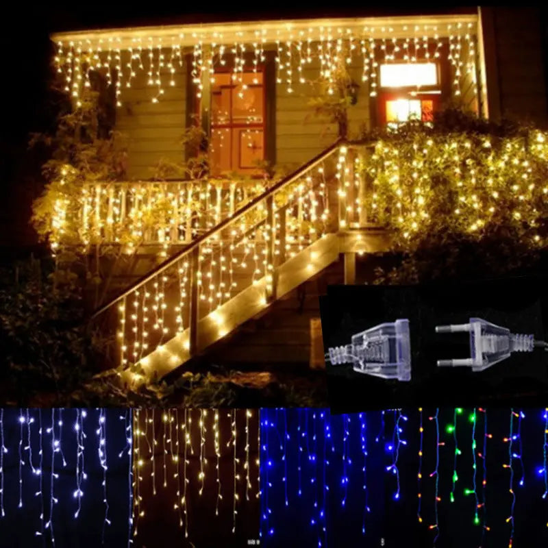 Led Starry Icicle Light String - Unique Unique Unique Led Starry Icicle Light String