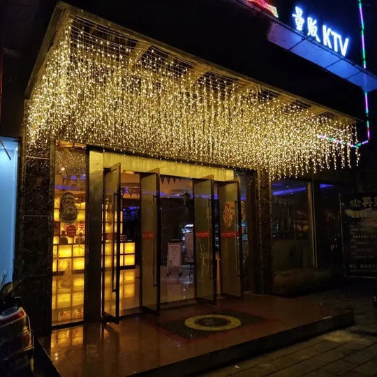 Led Starry Icicle Light String - Unique Unique Unique Led Starry Icicle Light String