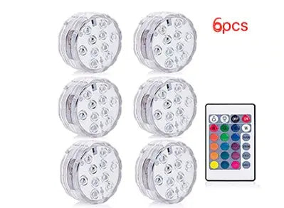 Light round candle lamp, LED for battery submersible lamp, waterproof candle lamp, decorative electronic candle lamp - Unique Unique Unique Light round candle lamp, LED for battery submersible lamp, waterproof candle lamp, decorative electronic candle lamp