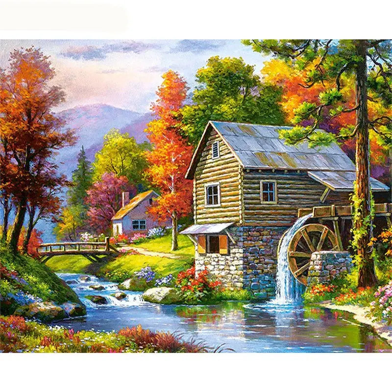 Digital Oil Painting Diy Restaurant Decoration Painting Usa - Unique Unique Unique Digital Oil Painting Diy Restaurant Decoration Painting Usa