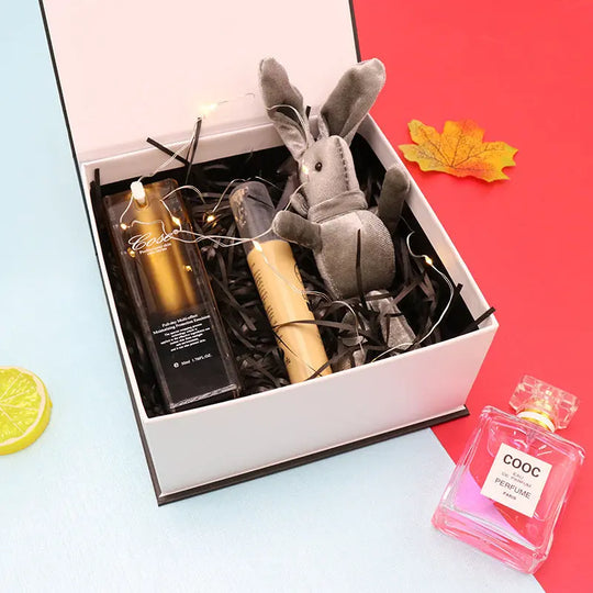 Clamshell Gift Box Lipstick Cosmetics White Packaging Box Square Gift Box - Unique Unique Unique Clamshell Gift Box Lipstick Cosmetics White Packaging Box Square Gift Box