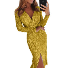 Women Clothes Bodycon Dresses New Ladies Bronzing Long-sleeved - Unique Unique Unique Women Clothes Bodycon Dresses New Ladies Bronzing Long-sleeved