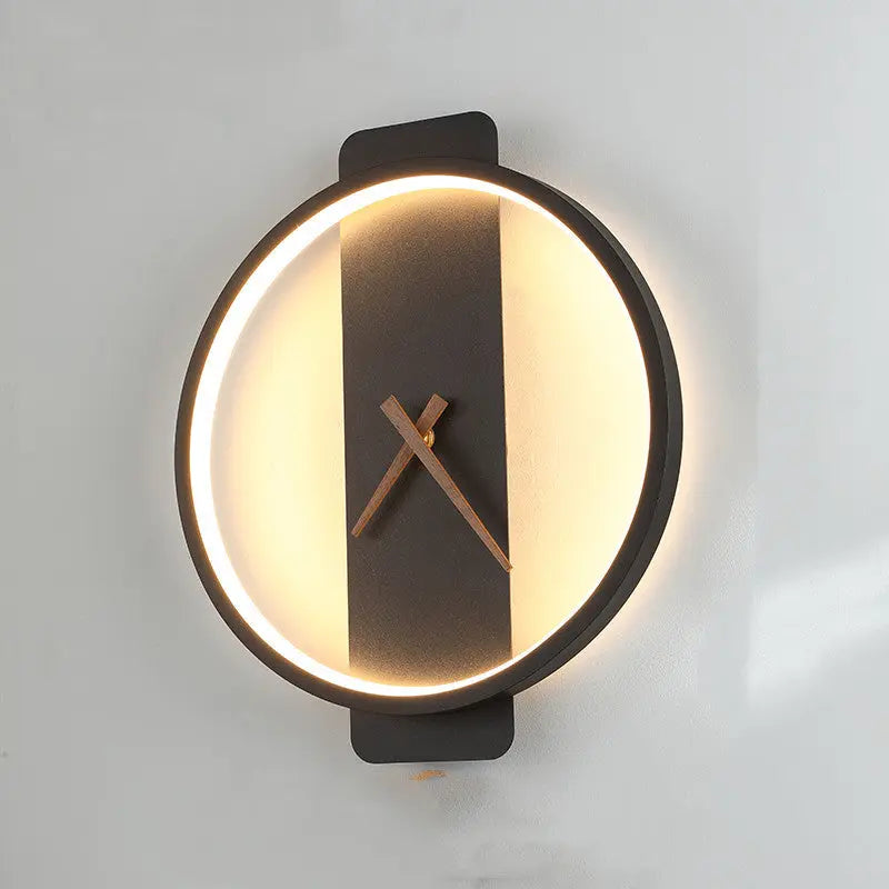 Nordic Wall Lamp Bedroom Bedside Lamp Clock Modeling Lamp - Unique Unique Unique Nordic Wall Lamp Bedroom Bedside Lamp Clock Modeling Lamp
