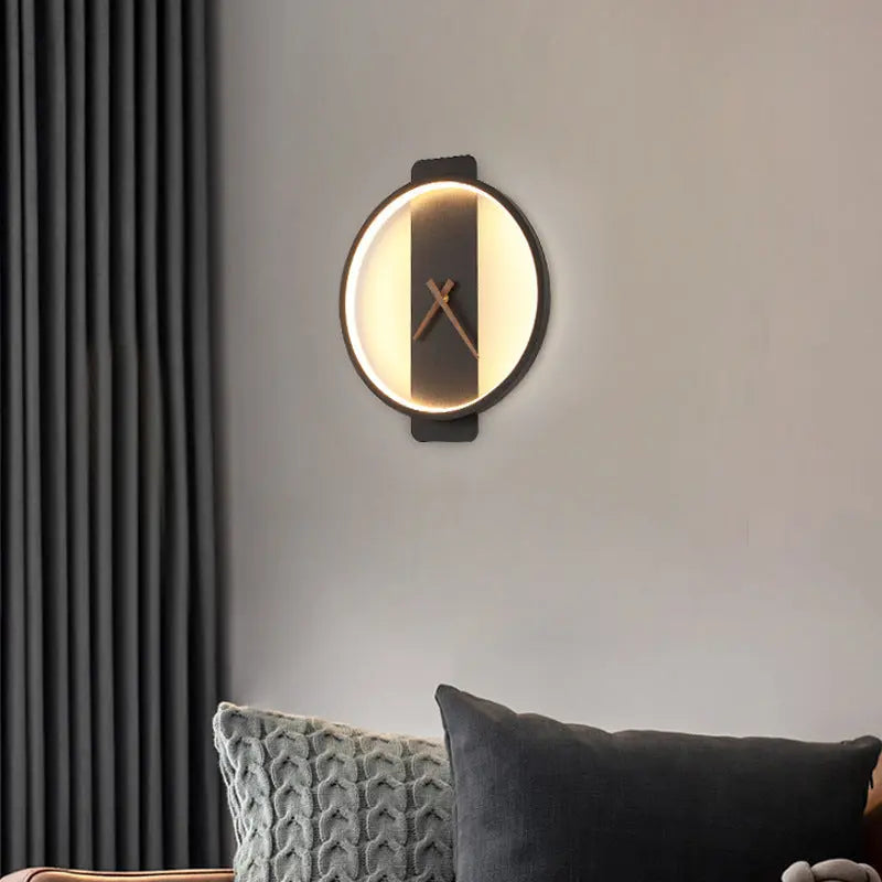 Nordic Wall Lamp Bedroom Bedside Lamp Clock Modeling Lamp - Unique Unique Unique Nordic Wall Lamp Bedroom Bedside Lamp Clock Modeling Lamp