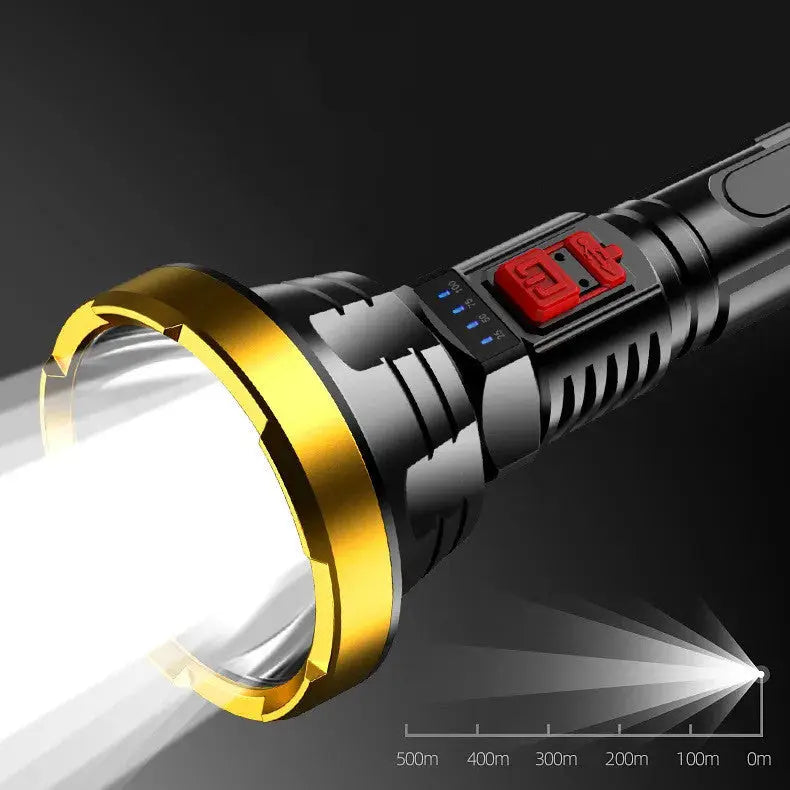 90000LM LED Flashlight Tactical Light Torch USB Rechargeable Super Bright Light - Unique Unique Unique 90000LM LED Flashlight Tactical Light Torch USB Rechargeable Super Bright Light