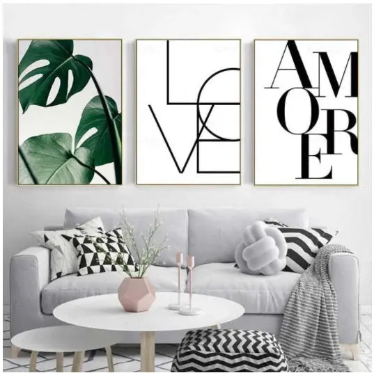Love Amore Canvas Wall Art - Unique Unique Unique Love Amore Canvas Wall Art