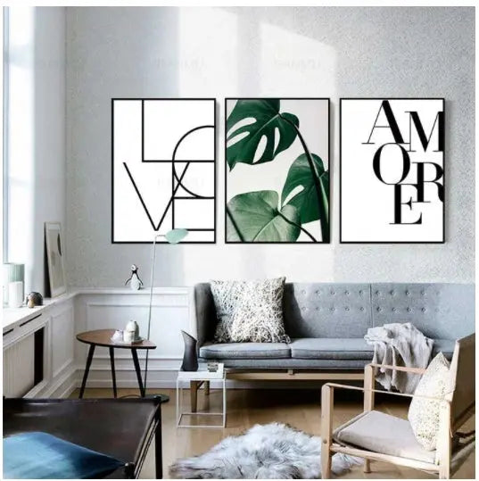 Love Amore Canvas Wall Art - Unique Unique Unique Love Amore Canvas Wall Art