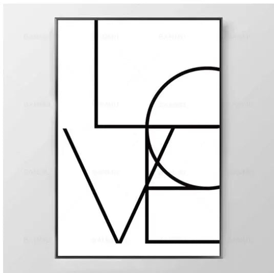 Love Amore Canvas Wall Art - Unique Unique Unique Love Amore Canvas Wall Art