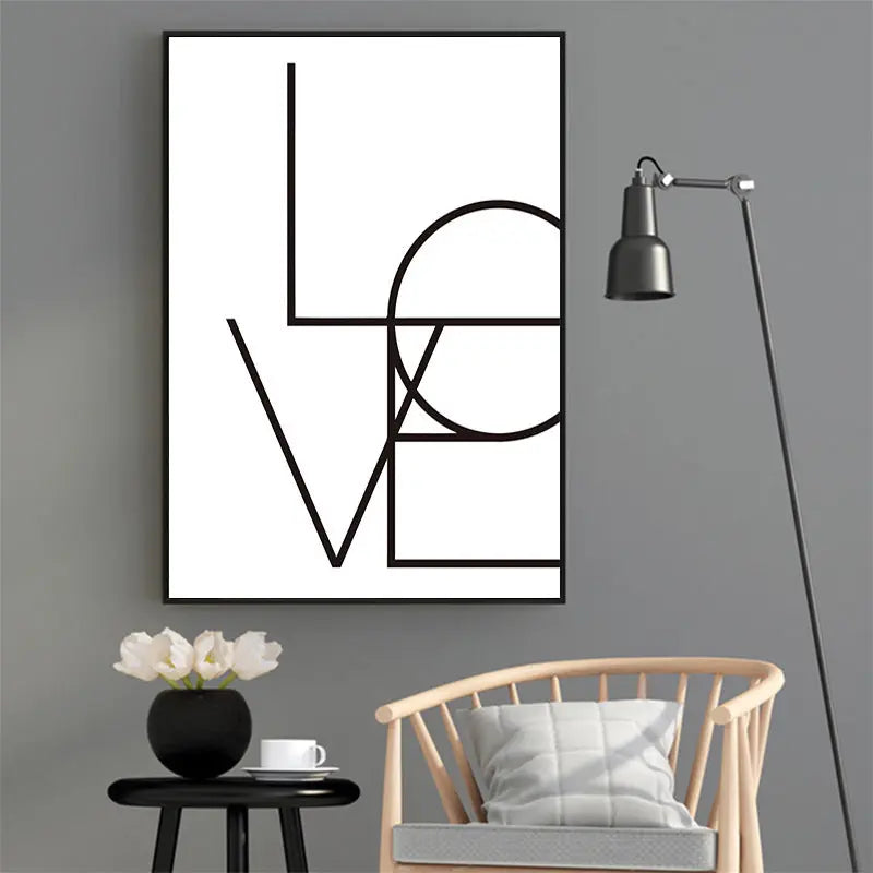 Love Amore Canvas Wall Art - Unique Unique Unique Love Amore Canvas Wall Art