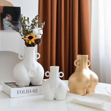 Nordic Human Body Ceramics Vases Home Decoration Accessories Office Dining Table Flower Arrangement Container Dried Flower Vases - Unique Unique Unique Nordic Human Body Ceramics Vases Home Decoration Accessories Office Dining Table Flower Arrangement Container Dried Flower Vases