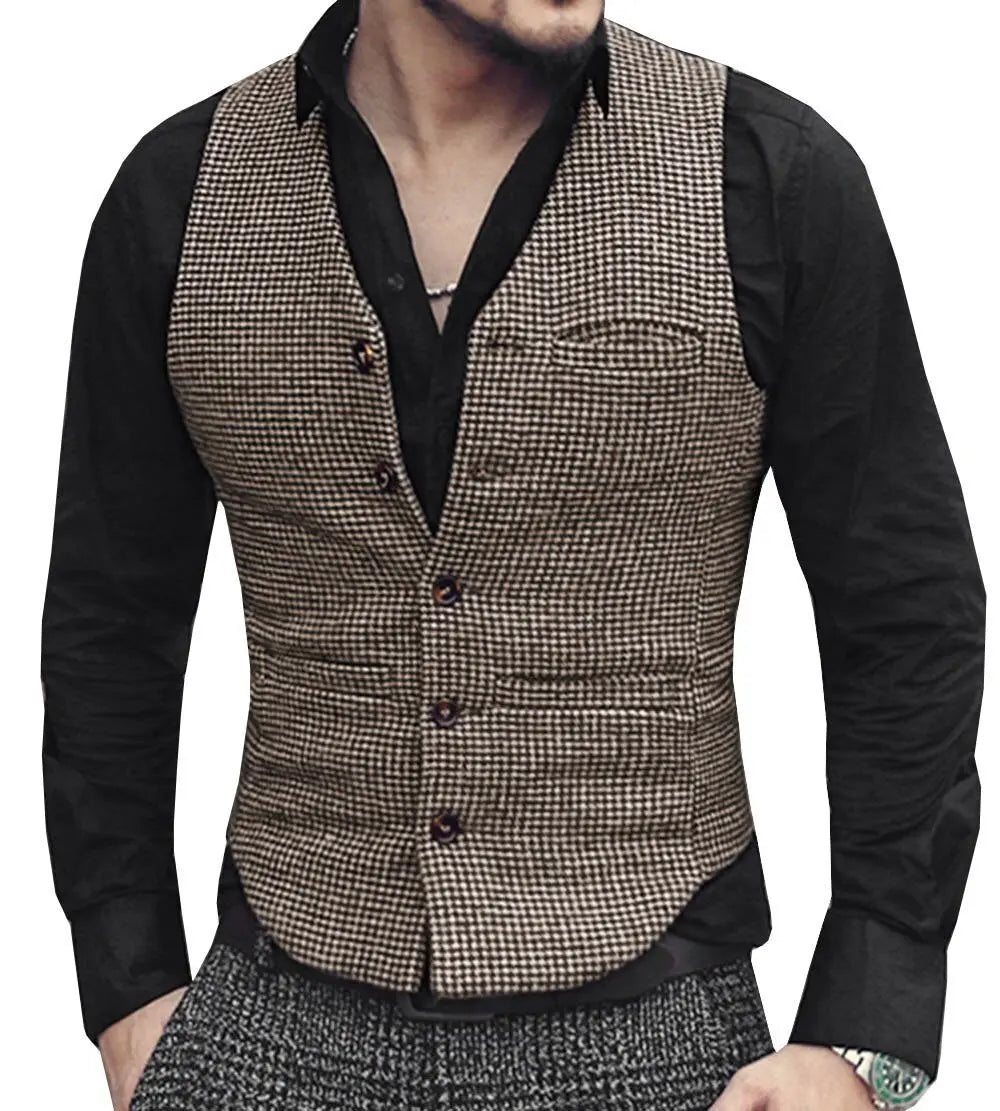 Wool vintage vest - Unique Unique Unique Wool vintage vest