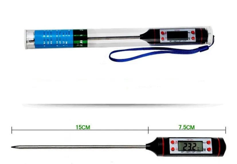 Kitchen oil thermometer kitchen barbecue baking temperature measurement electronic food thermometer - Unique Unique Unique Kitchen oil thermometer kitchen barbecue baking temperature measurement electronic food thermometer
