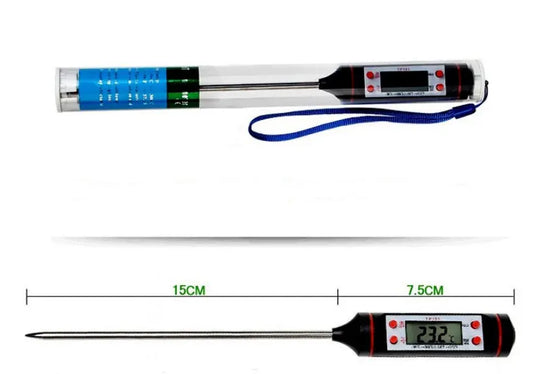 Kitchen oil thermometer kitchen barbecue baking temperature measurement electronic food thermometer - Unique Unique Unique Kitchen oil thermometer kitchen barbecue baking temperature measurement electronic food thermometer