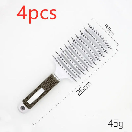 Hairbrush Anti Klit Brushy Haarborstel Women Detangler Hair Brush Bristle Nylon Scalp Massage  Teaser Hair Brush Comb Unique