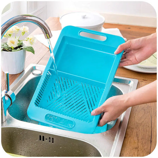Multifunction Kitchen Chopping Blocks Sinks Drain Basket Cutting Board Vegetable Meat Tools Kitchen Accessories Chopping Board - Unique Unique Unique Multifunction Kitchen Chopping Blocks Sinks Drain Basket Cutting Board Vegetable Meat Tools Kitchen Accessories Chopping Board