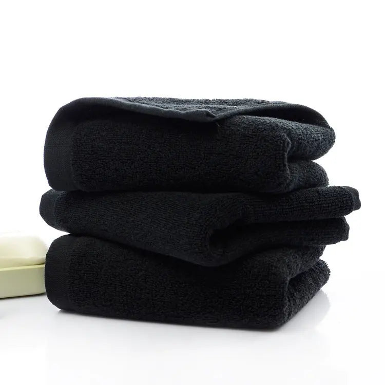 21 strands of black cotton towels - Unique Unique Unique 21 strands of black cotton towels