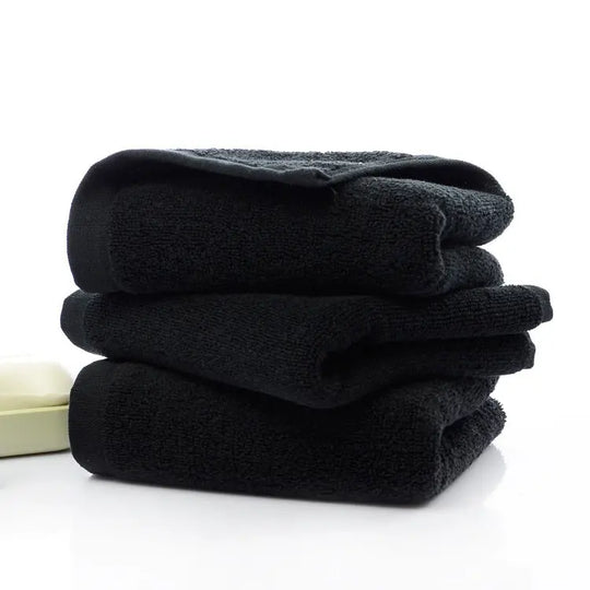 21 strands of black cotton towels - Unique Unique Unique 21 strands of black cotton towels