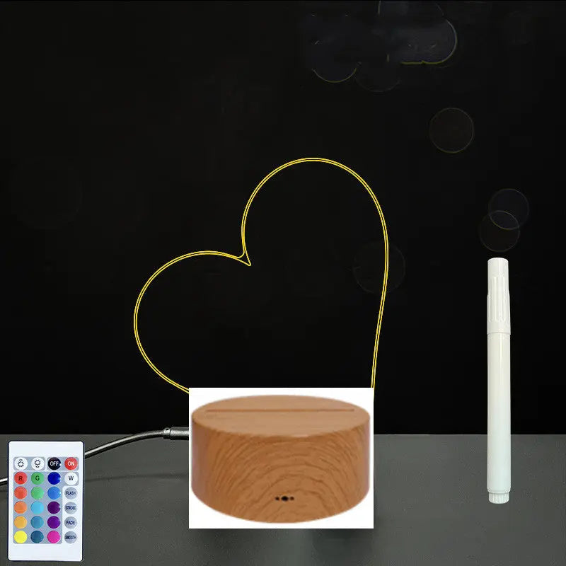 3D Acrylic Board Handwriting Message Board LED Light - Unique Unique Unique 3D Acrylic Board Handwriting Message Board LED Light