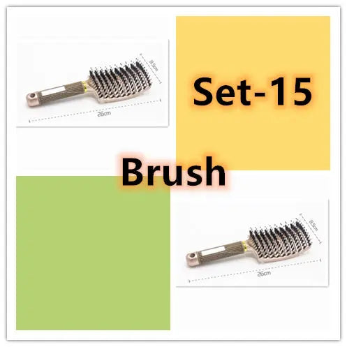 Hairbrush Anti Klit Brushy Haarborstel Women Detangler Hair Brush Bristle Nylon Scalp Massage  Teaser Hair Brush Comb Unique