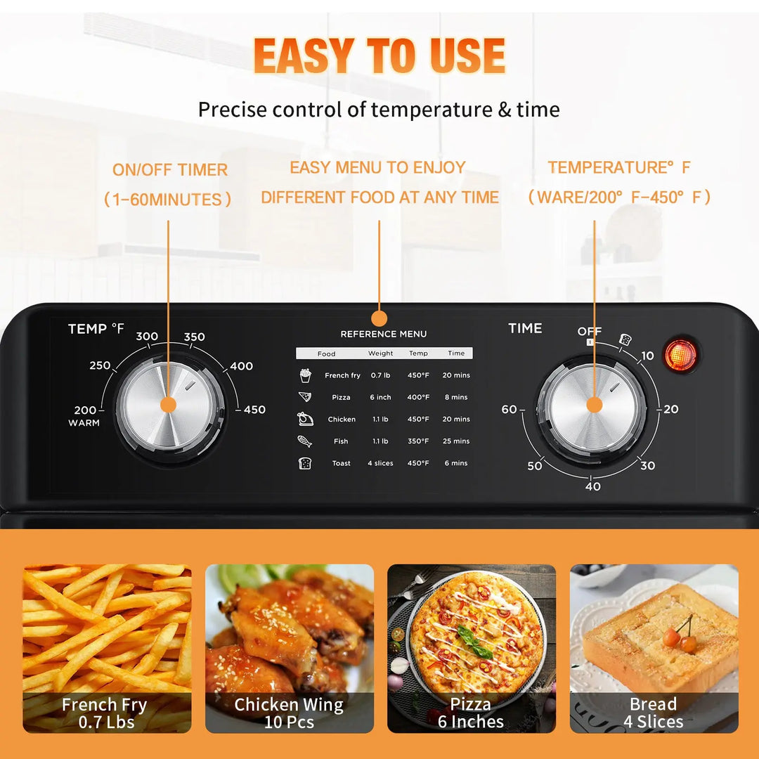 Geek Chef Air Fryer 10QT, Countertop Toaster Oven, 4 Slice Toaster Air Fryer Oven Warm, Broil, Toast, Bake, Air Fry, Oil-Free, Black Stainless Steel, Perfect For Countertop, Ban On Amazon - Unique Unique Unique Geek Chef Air Fryer 10QT, Countertop Toaster Oven, 4 Slice Toaster Air Fryer Oven Warm, Broil, Toast, Bake, Air Fry, Oil-Free, Black Stainless Steel, Perfect For Countertop, Ban On Amazon