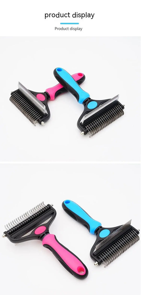 Pet Hair Unknotting Comb Thin Comb Two-in-one Beauty Products - Unique Unique Unique Pet Hair Unknotting Comb Thin Comb Two-in-one Beauty Products