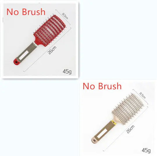 Hairbrush Anti Klit Brushy Haarborstel Women Detangler Hair Brush Bristle Nylon Scalp Massage  Teaser Hair Brush Comb Unique