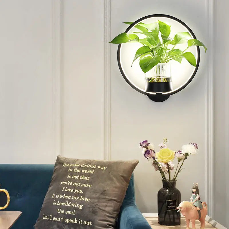 Decorative wall lamp on background wall - Unique Unique Unique Decorative wall lamp on background wall
