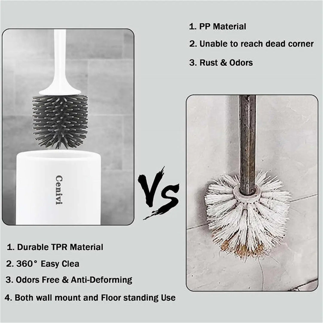 Home Fashion Simple Toilet Cleaning Brush Set - Unique Unique Unique Home Fashion Simple Toilet Cleaning Brush Set