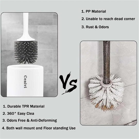 Home Fashion Simple Toilet Cleaning Brush Set - Unique Unique Unique Home Fashion Simple Toilet Cleaning Brush Set
