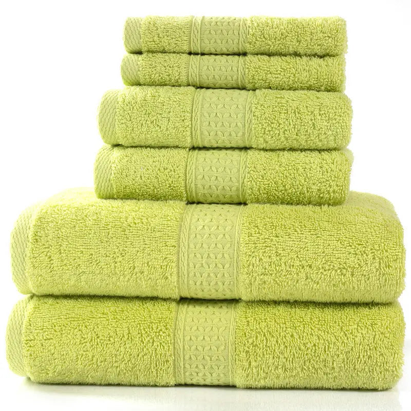 Cotton absorbent towel set of 3 pieces and 6 pieces - Unique Unique Unique Cotton absorbent towel set of 3 pieces and 6 pieces
