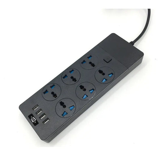 2024 New 3000W Power Strip With Built-in 4USB Interface, 6 Direct Power Sockets, 2M Cable, High-power Strip - Unique Unique Unique 2024 New 3000W Power Strip With Built-in 4USB Interface, 6 Direct Power Sockets, 2M Cable, High-power Strip