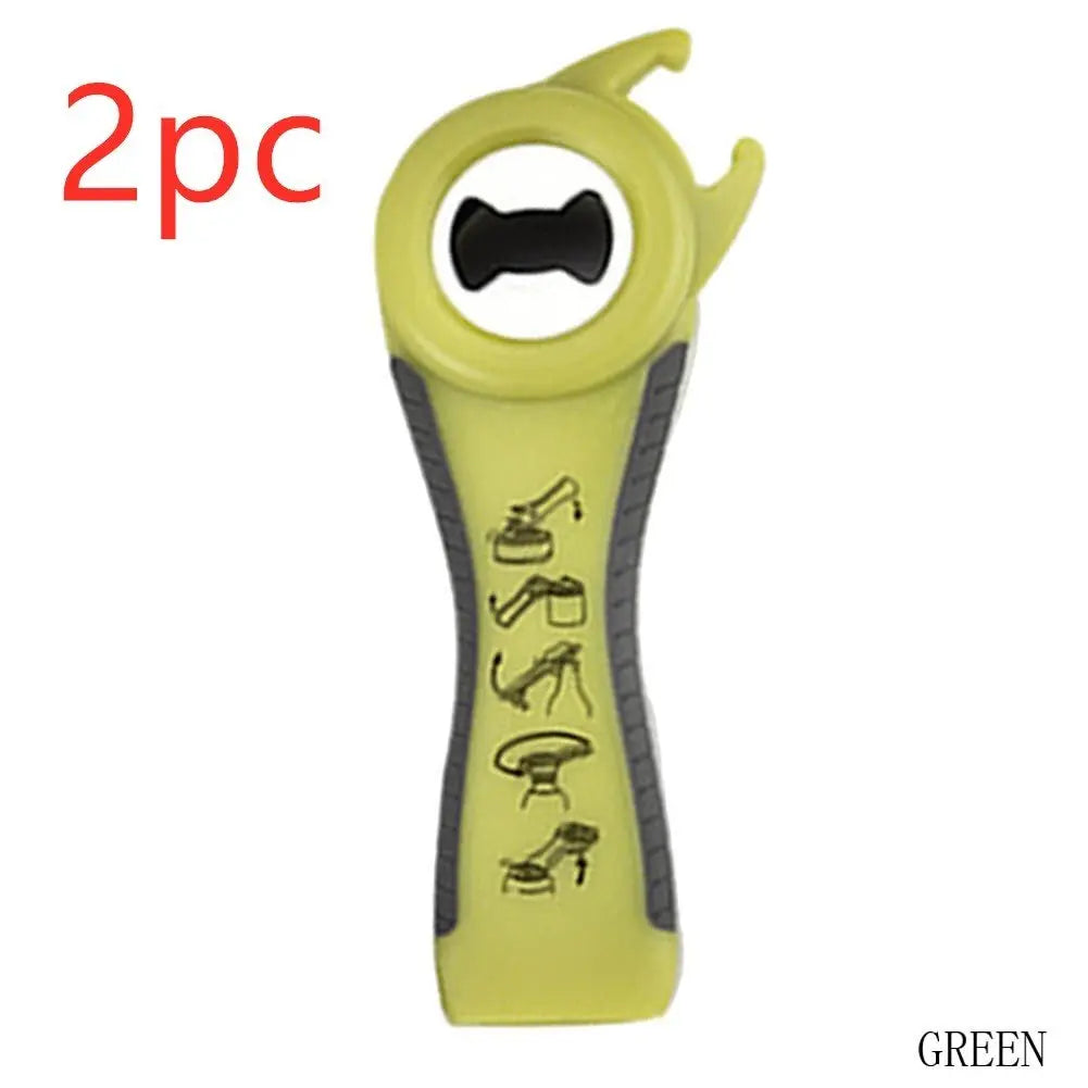 5 in 1 Creative Multifunction Stainless Steel Can Opener Beer Bottle Opener - Unique Unique Unique 5 in 1 Creative Multifunction Stainless Steel Can Opener Beer Bottle Opener