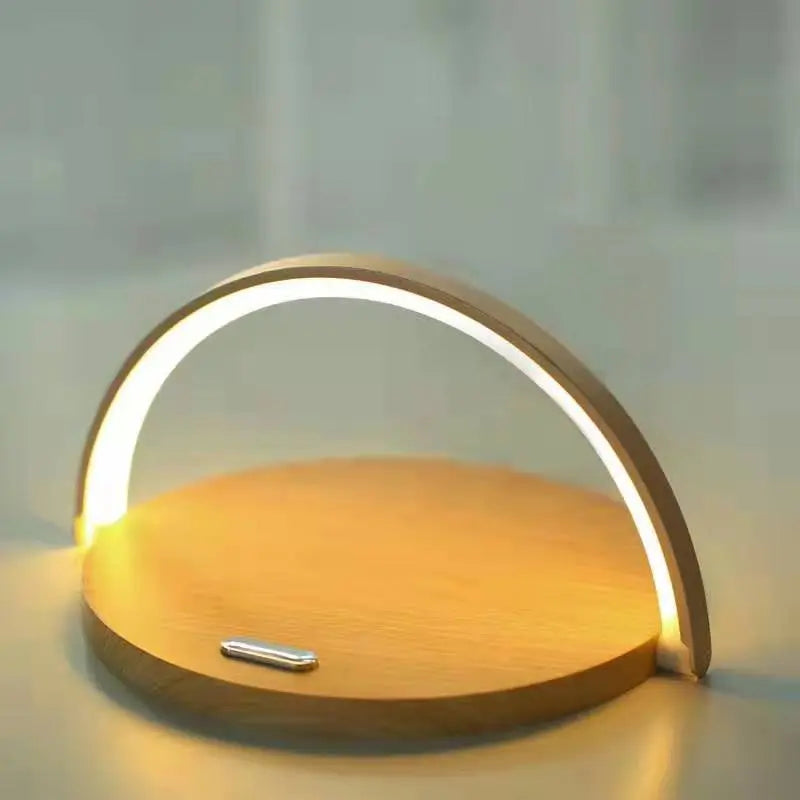 10w Wireless Charger Block Holder For Smart Phone Foldable Fast Charging Table Phone Stand Support With Led Table Lamp Portable - Unique Unique Unique 10w Wireless Charger Block Holder For Smart Phone Foldable Fast Charging Table Phone Stand Support With Led Table Lamp Portable