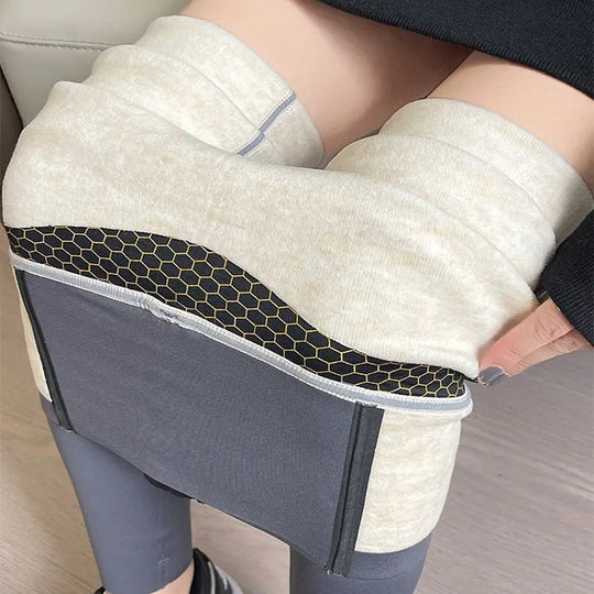Belly-controlling Butt Lifting Leggings With Three-breasted Design Winter High Waist Slim Zippere Pants Warm Velvet And Thickened Trousers Women Clothing - Unique Unique Unique Belly-controlling Butt Lifting Leggings With Three-breasted Design Winter High Waist Slim Zippere Pants Warm Velvet And Thickened Trousers Women Clothing