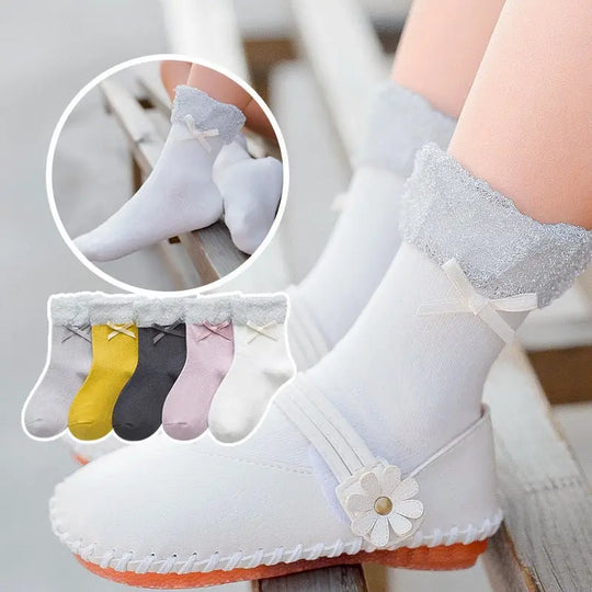 New products children's socks combed cotton bow - Unique Unique Unique New products children's socks combed cotton bow