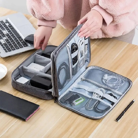 Electronics Organizer Travel Cable Organizer Bag Waterproof Portable Digital Storage Bag Electronic Accessories Case Cable Charger Organizer Case Multifunctional Waterproof Storage Bag - Unique Unique Unique Electronics Organizer Travel Cable Organizer Bag Waterproof Portable Digital Storage Bag Electronic Accessories Case Cable Charger Organizer Case Multifunctional Waterproof Storage Bag