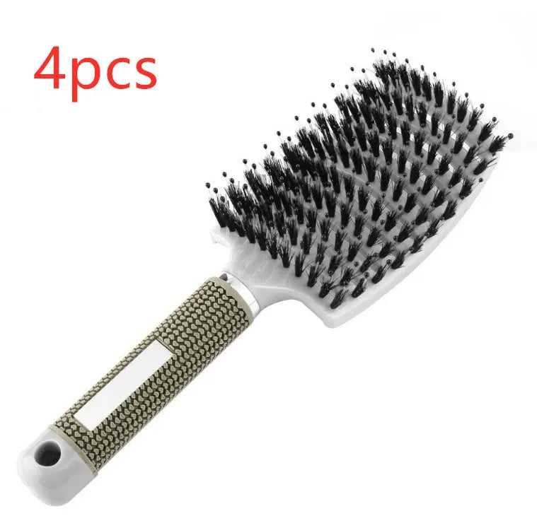 Hairbrush Anti Klit Brushy Haarborstel Women Detangler Hair Brush Bristle Nylon Scalp Massage  Teaser Hair Brush Comb Unique