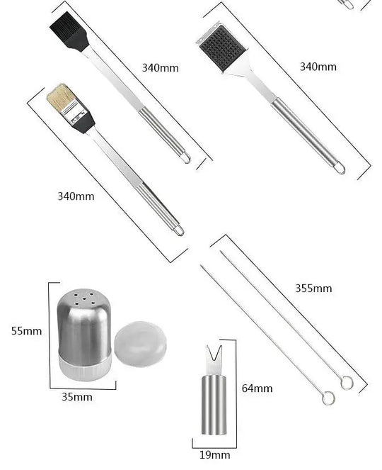 10 pieces of bbq barbecue tools outdoor baking utensils - Unique Unique Unique 10 pieces of bbq barbecue tools outdoor baking utensils