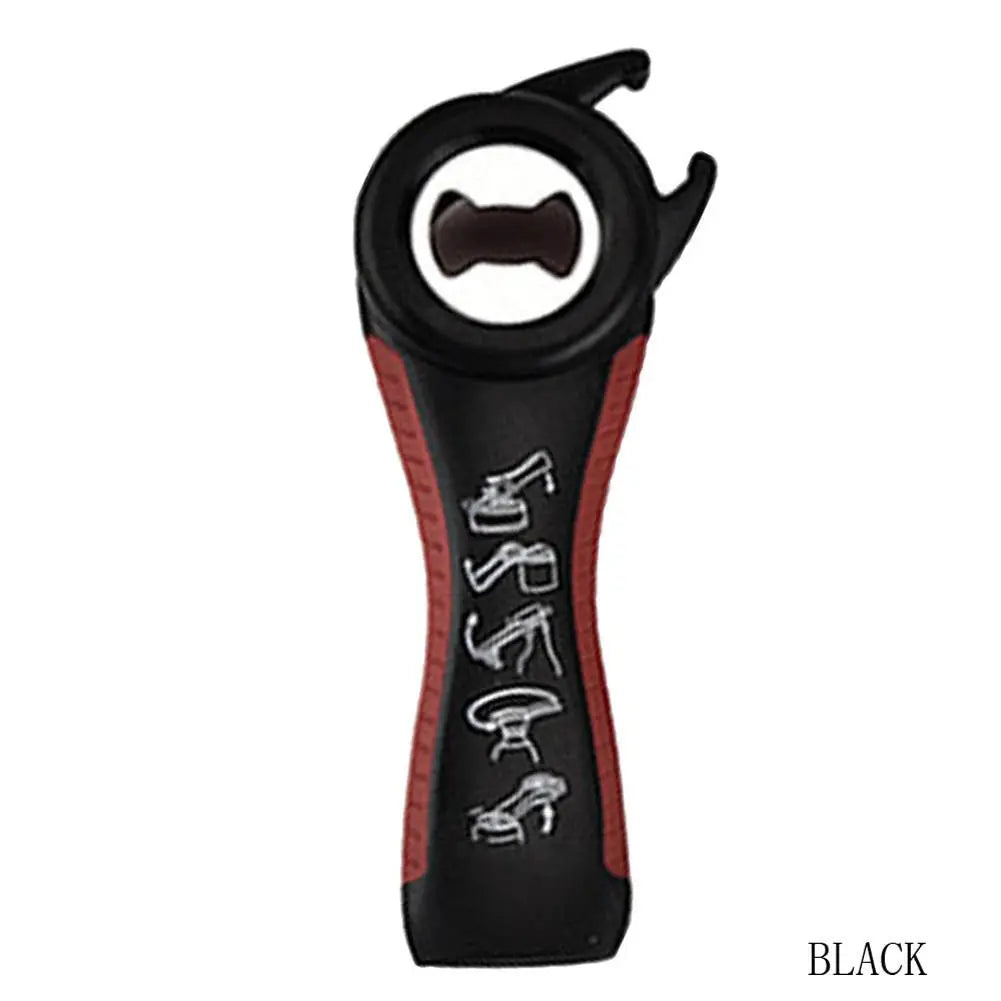 5 in 1 Creative Multifunction Stainless Steel Can Opener Beer Bottle Opener - Unique Unique Unique 5 in 1 Creative Multifunction Stainless Steel Can Opener Beer Bottle Opener