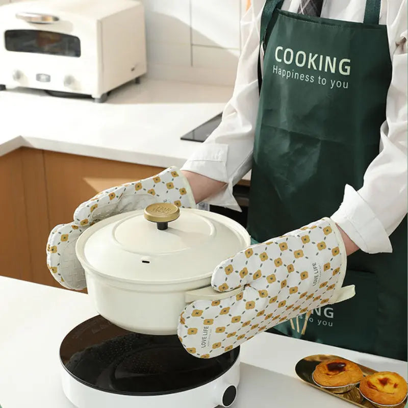 Anti-Scalding Microwave Cotton Non-Slip Insulation Gloves Oven Mitts Kitchen Heat Resistant Thickened Cotton Heat Insulation Microwave Oven Oven Anti Scalding Household Gloves Baking Tools - Unique Unique Unique Anti-Scalding Microwave Cotton Non-Slip Insulation Gloves Oven Mitts Kitchen Heat Resistant Thickened Cotton Heat Insulation Microwave Oven Oven Anti Scalding Household Gloves Baking Tools