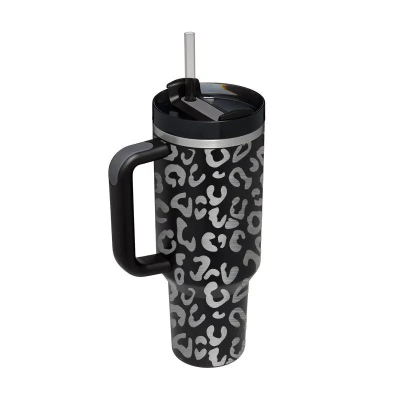 40 Oz Tumbler With Handle Straw Insulated, Stainless Steel Spill Proof Vacuum Coffee Cup Tumbler With Lid Tapered Mug Gifts For Valentine Lover Suitable For Car Gym Office Travel - Unique Unique Unique 40 Oz Tumbler With Handle Straw Insulated, Stainless Steel Spill Proof Vacuum Coffee Cup Tumbler With Lid Tapered Mug Gifts For Valentine Lover Suitable For Car Gym Office Travel