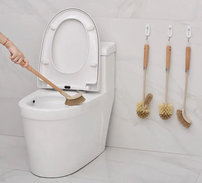 Wooden Household Handle Toilet Brush Cleaning Tools Bathroom Cleaning Brush Kitchen Floor Cleaner Brushes - Unique Unique Unique Wooden Household Handle Toilet Brush Cleaning Tools Bathroom Cleaning Brush Kitchen Floor Cleaner Brushes