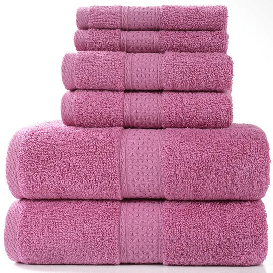 Cotton absorbent towel set of 3 pieces and 6 pieces - Unique Unique Unique Cotton absorbent towel set of 3 pieces and 6 pieces