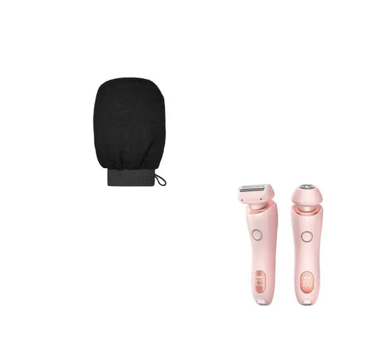 2 In 1 Hair Removal Epilator USB Rechargeable Trimmer Women Body Razor Face Leg Armpit Bikini Hand Pubic Shaver Hair Remover - Unique Unique Unique 2 In 1 Hair Removal Epilator USB Rechargeable Trimmer Women Body Razor Face Leg Armpit Bikini Hand Pubic Shaver Hair Remover