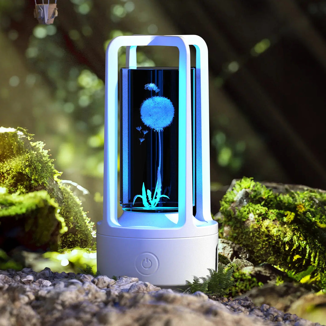 Creative 2 In 1 Audio Acrylic Crystal Lamp And Bluetooth Speaker Valentine's Day Gift Touch Night Lamp Unique