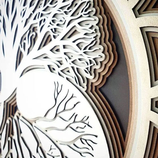 Sculpting The Tree Of Life Boho Wall Art Ornament - Unique Unique Unique Sculpting The Tree Of Life Boho Wall Art Ornament